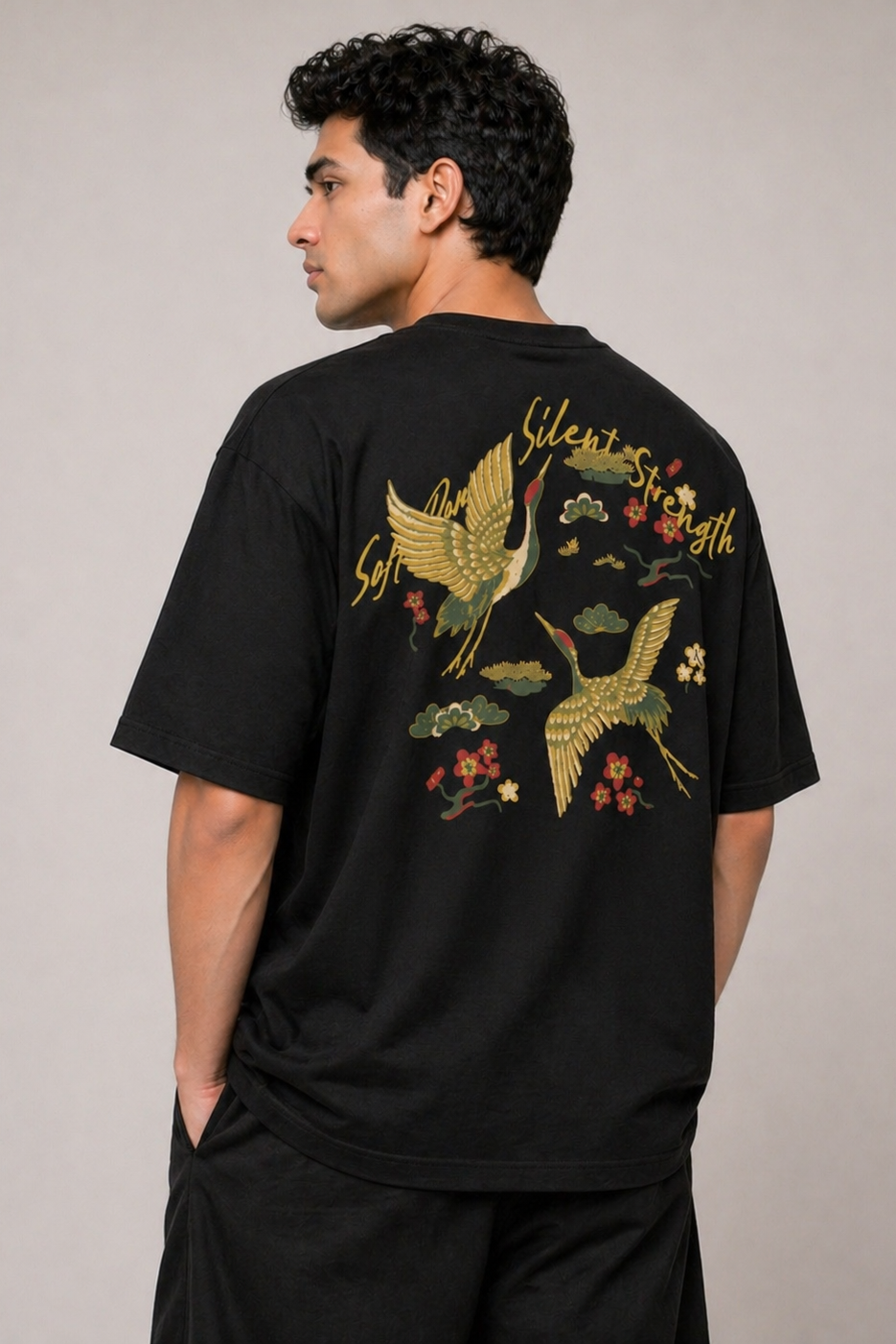 Crane Graphic T-Shirt