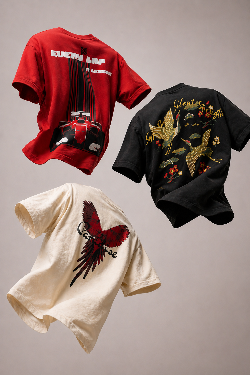 Crane Graphic T-Shirt